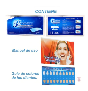 Bandas Blanqueadora Dientes 3d White